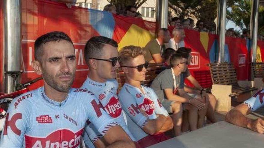 Dani Navarro, líder del Katusha en la Vuelta