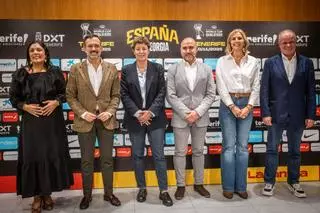Presentación del partido de baloncesto entre España y Georgia