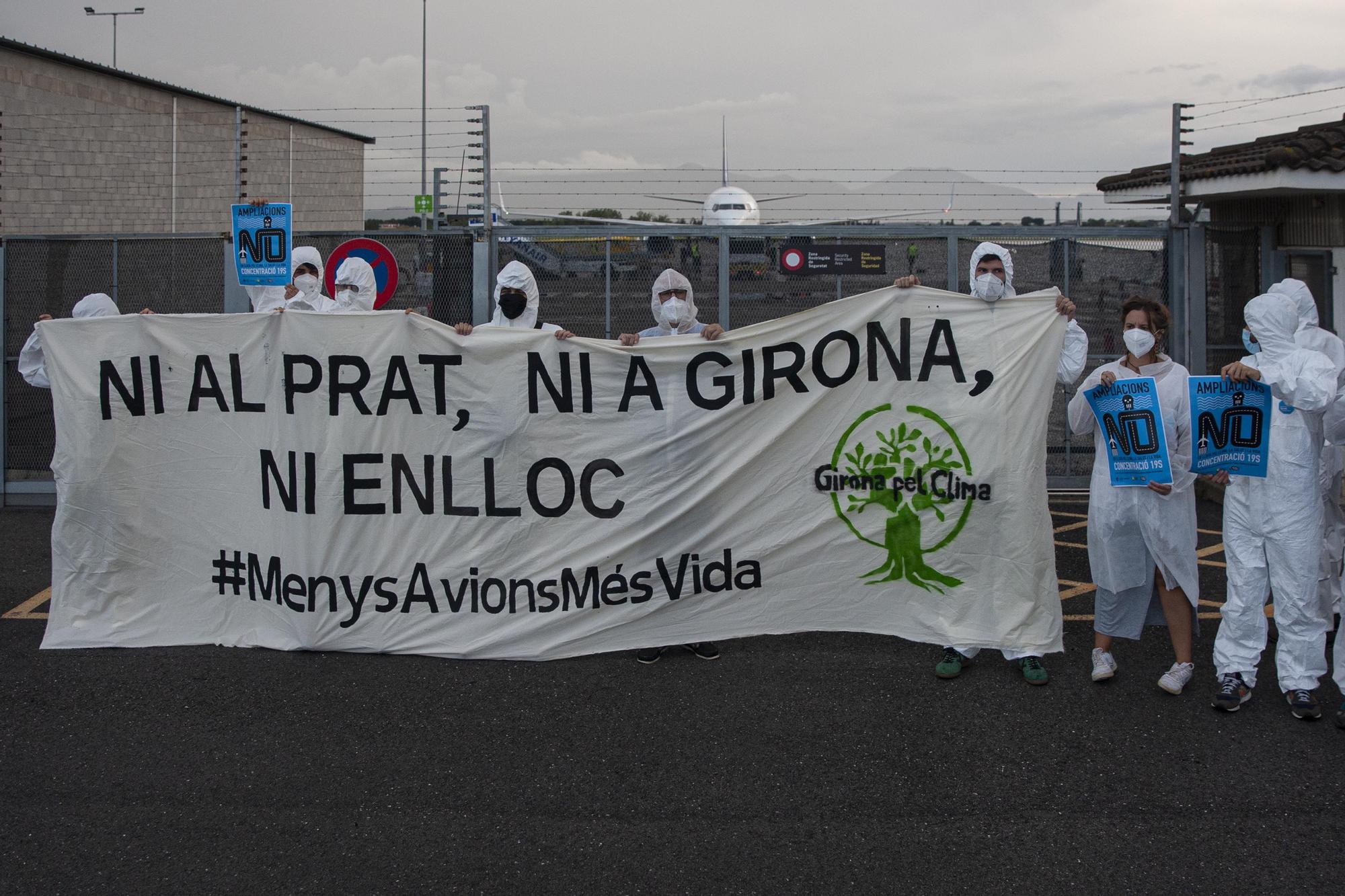 Protesta ecologista a Vilobí d’Onyar