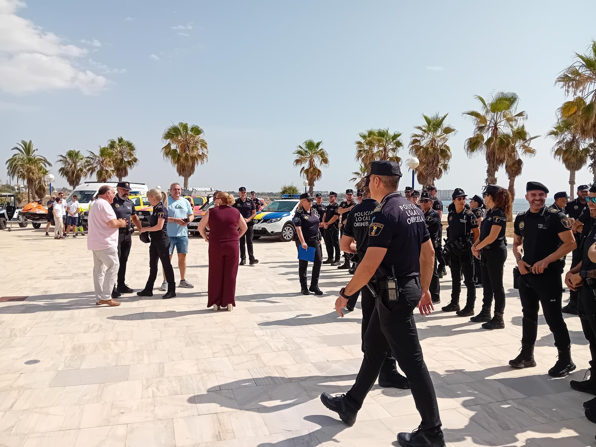Dispositivo especial de seguridad en Orihuela Costa para el verano