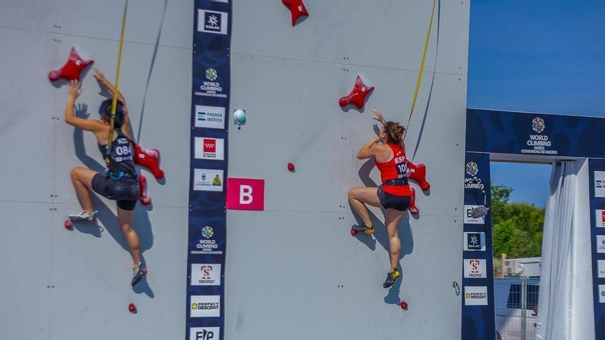 Comienzan las clasificatorias femeninas en el muro de velocidad