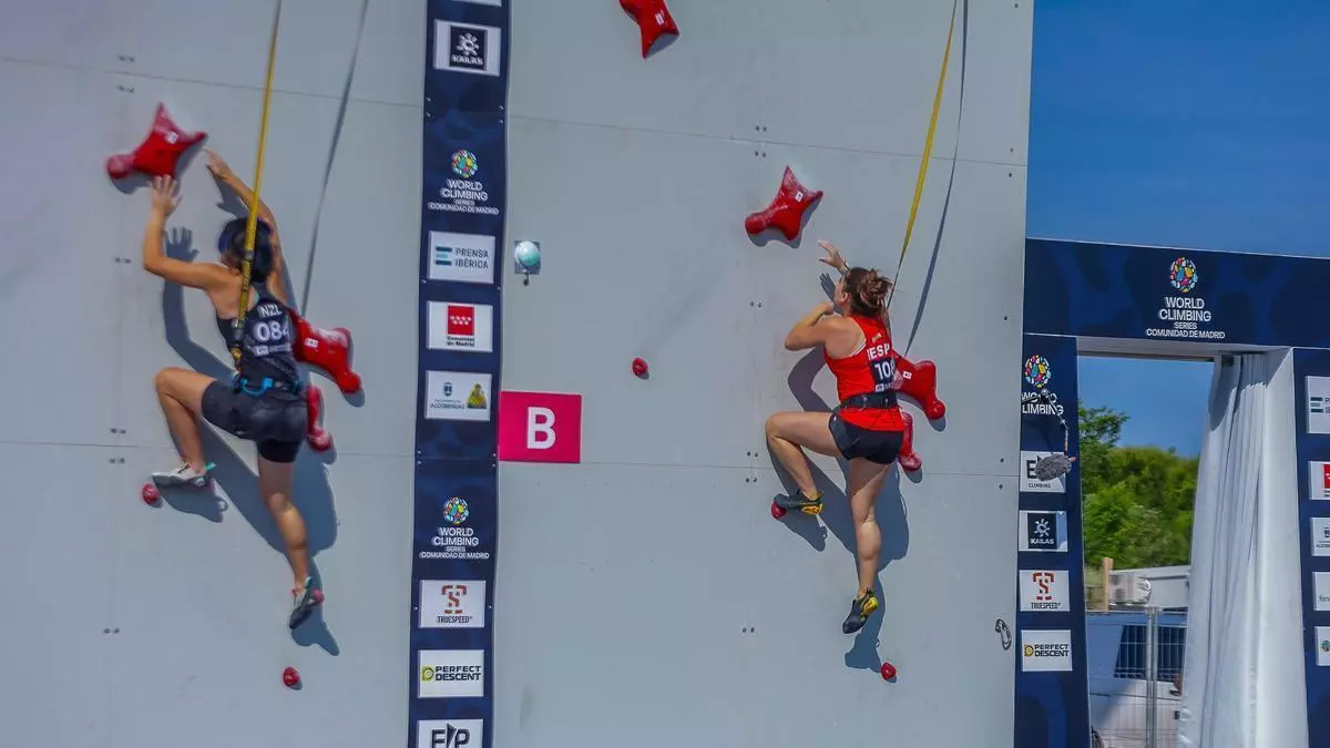 Comienzan las clasificatorias femeninas en el muro de velocidad