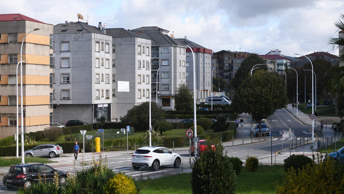 Cruce de las calles Grecia y Alemania, en Monte Porreiro.