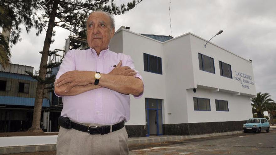 Lanzarote despide a Díaz Rijo, el pionero que trajo el agua desalada a la Isla