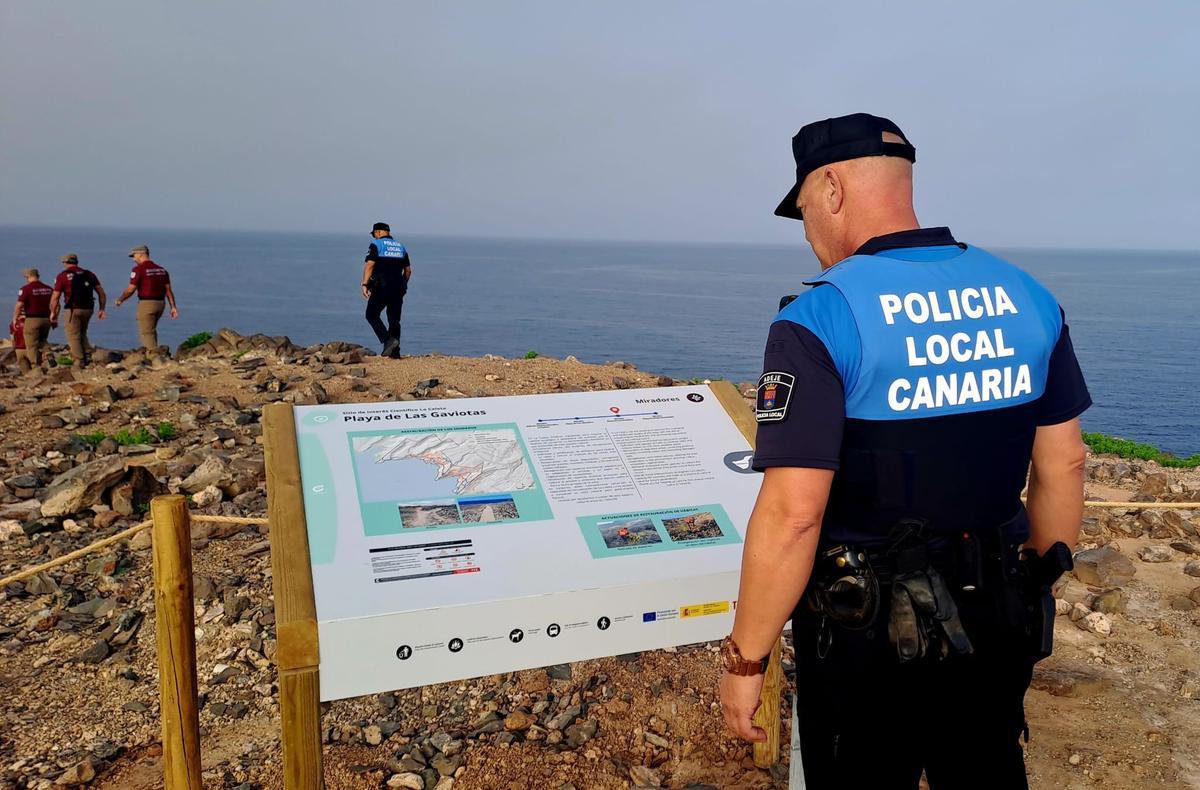 Desalojo en la Caleta de Adeje Desalojo en la Caleta de Adeje