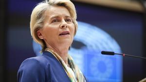 La presidenta de la Comisión Europea, Ursula von der Leyen. 