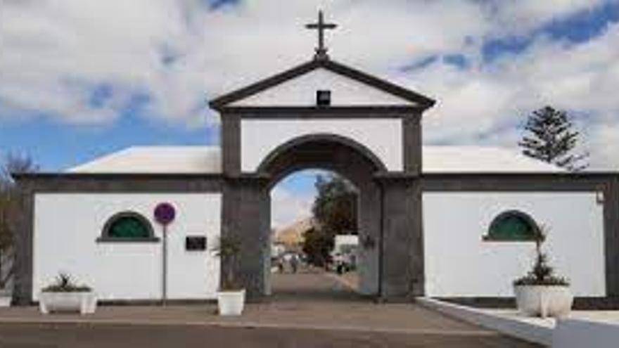 Cementerio de San Román, en Arrecife.