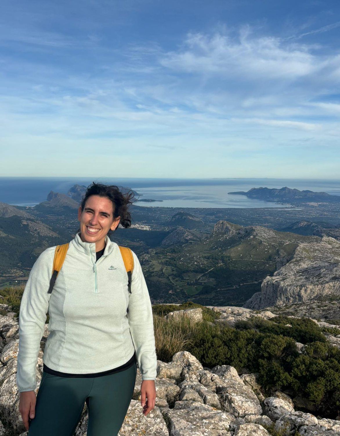 Blanca Huedo Aroca viu a Mallorca des del febrer.