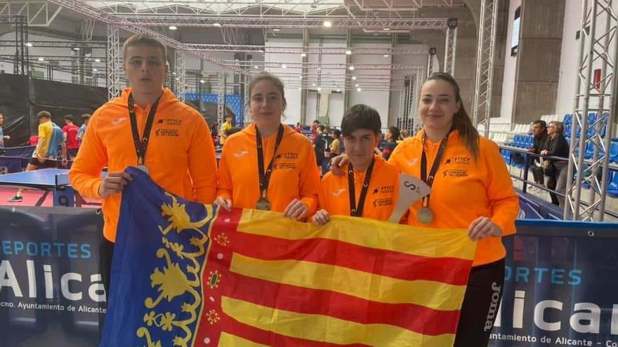 Júlia Malonda, subcampeona de España escolar con la selección de la Comunitat Valenciana