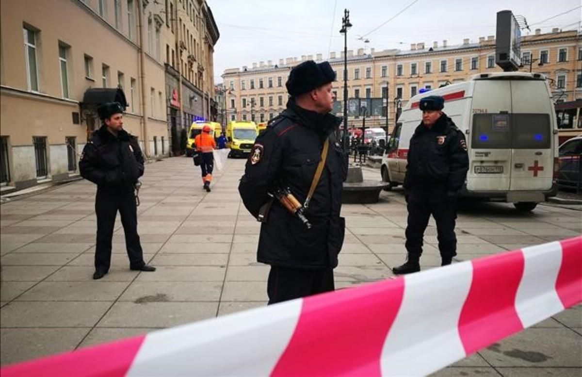 Las imágenes de la explosión en el metro de San Petersburgo