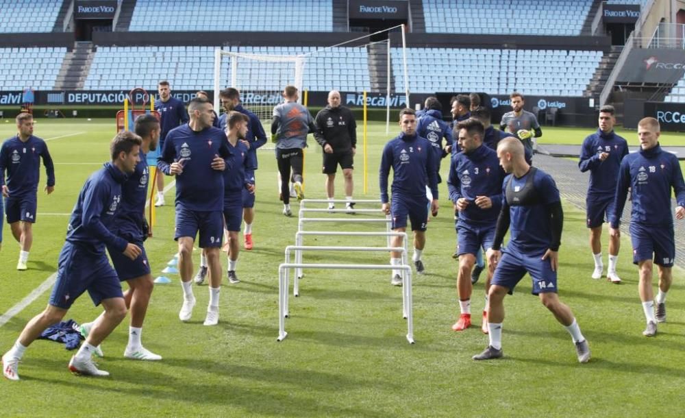 El Celta prepara en A Madroa el último encuentro de la temporada