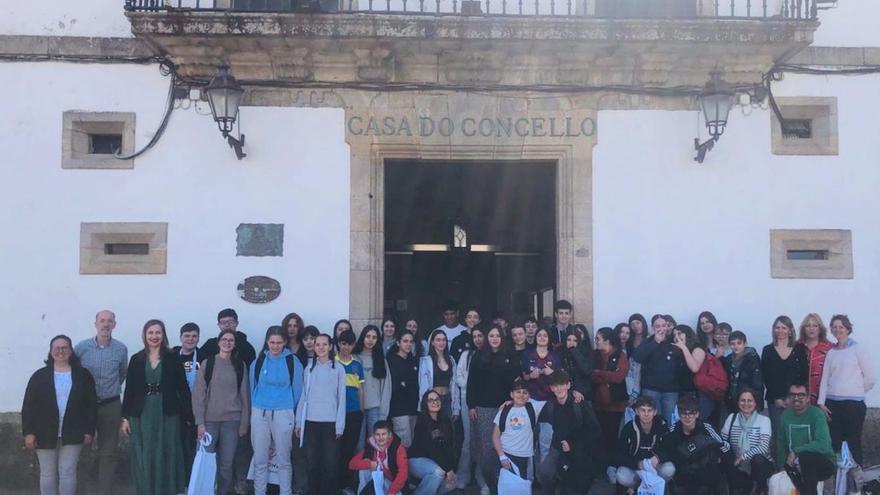 Alumnado do Collége Jean Mounés de Pornic visita Baiona