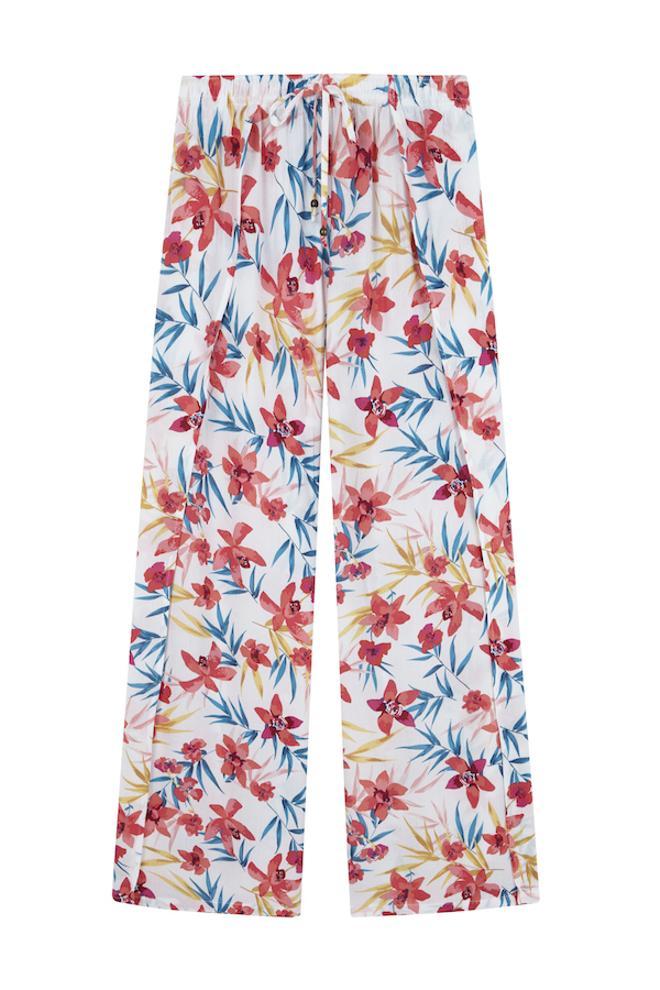 Pantalón con print tropical, de Women’secret