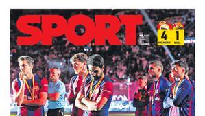 Esta es la portada SPORT de hoy, lunes 15 de enero de 2024