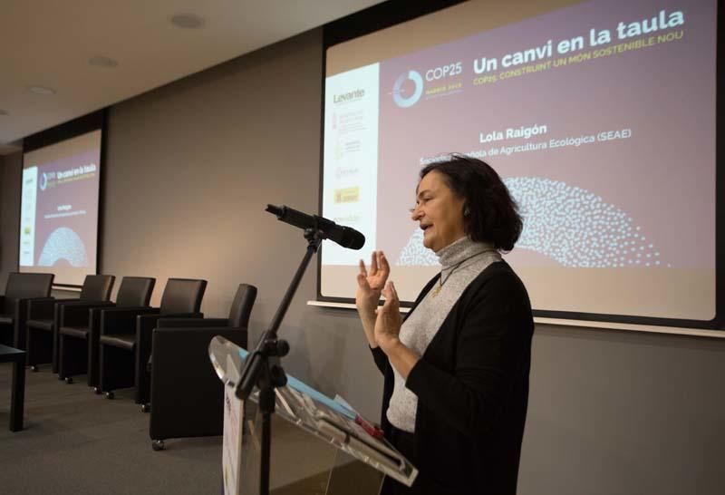 Jornada sobre la sotenibilidad climática "Un cambio en la mesa. Construyendo un nuevo mundo sostenible"