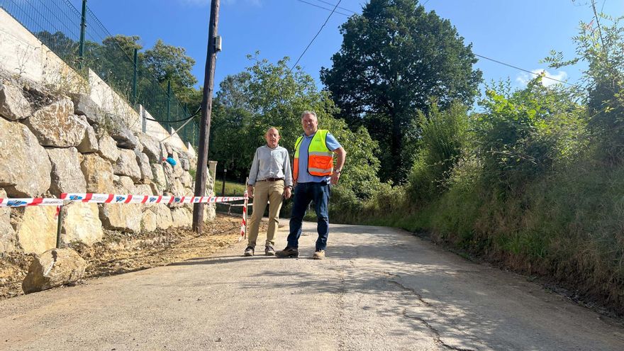Las obras de mejora del acceso a Landia, en Valdesoto, entran en la fase definitiva