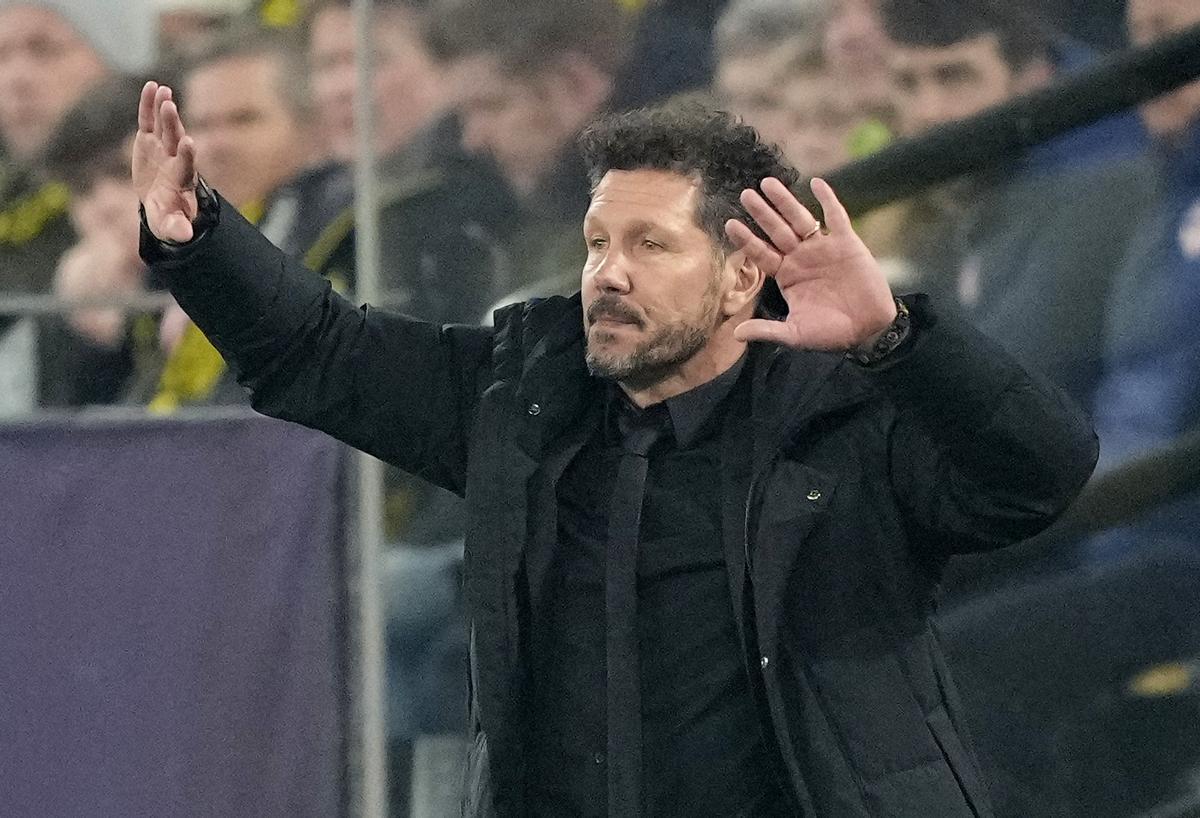 Simeone pide calma a sus futbolistas