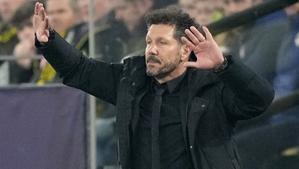 Simeone pide calma a sus futbolistas