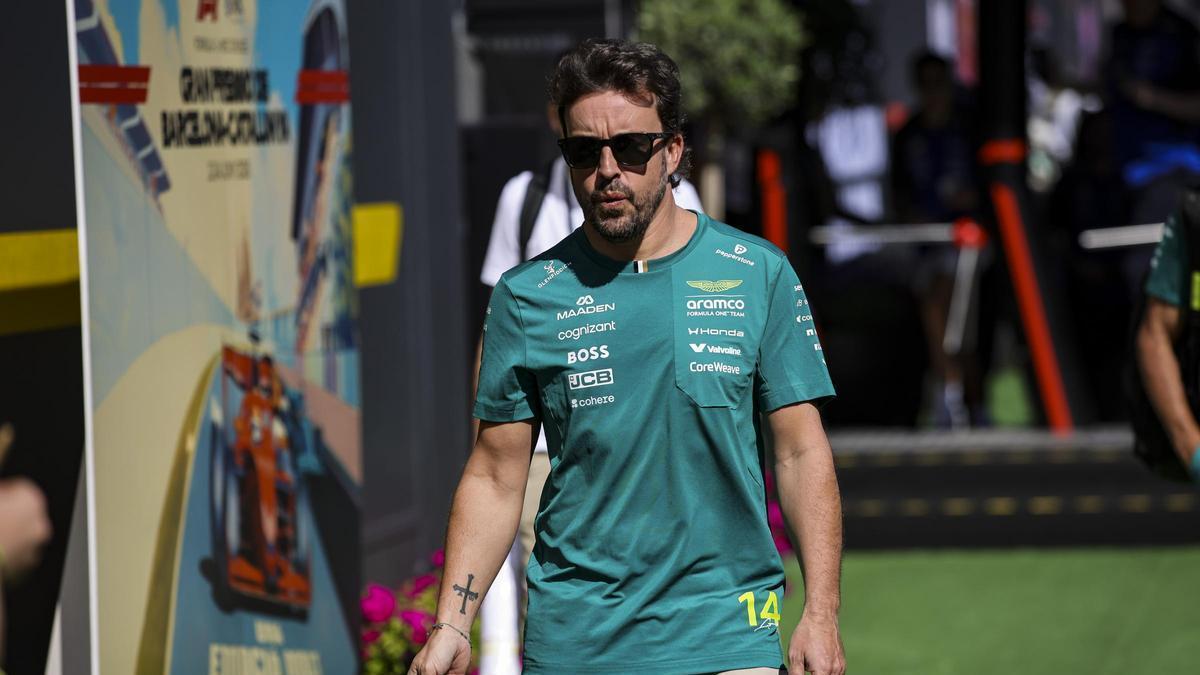 Alonso: “No sé si volveremos a correr aquí, así que intentaremos dar espectáculo en la primera vuelta”