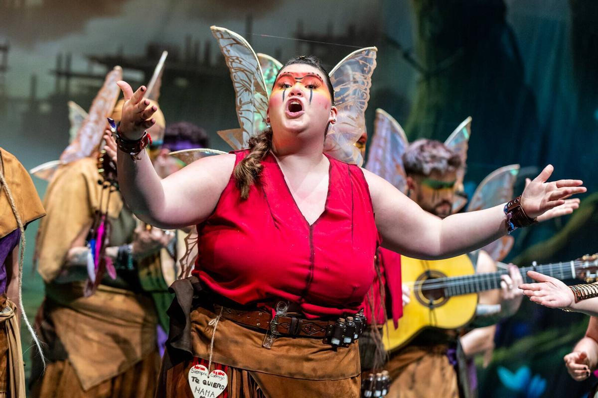 La Tierra canta. Comparsa,  sexta preliminar del COAC Málaga 2026