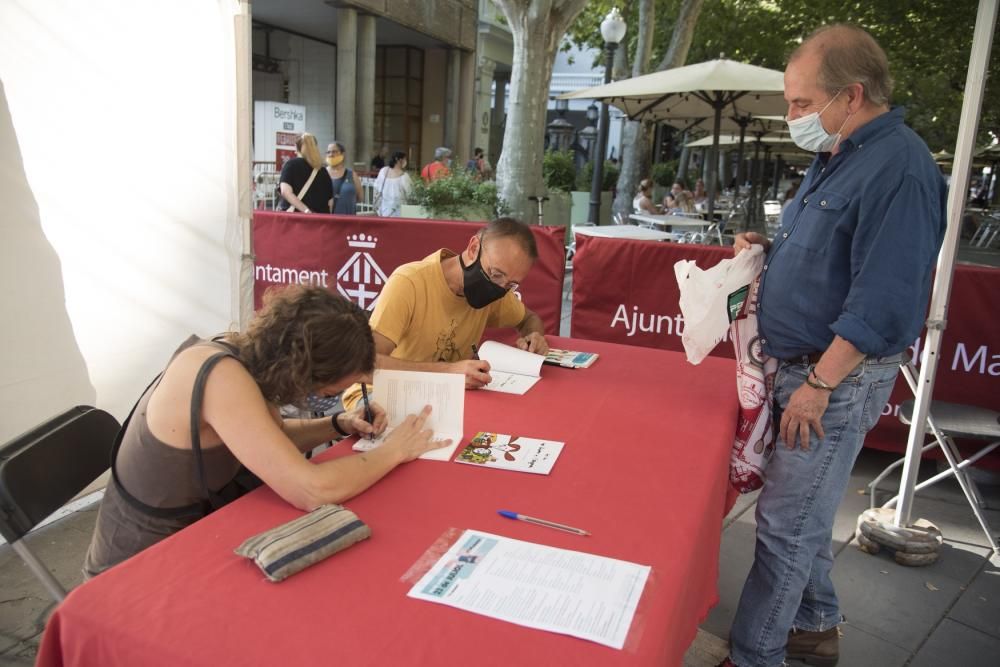 Dia del Llibre i de la Rosa a Manresa