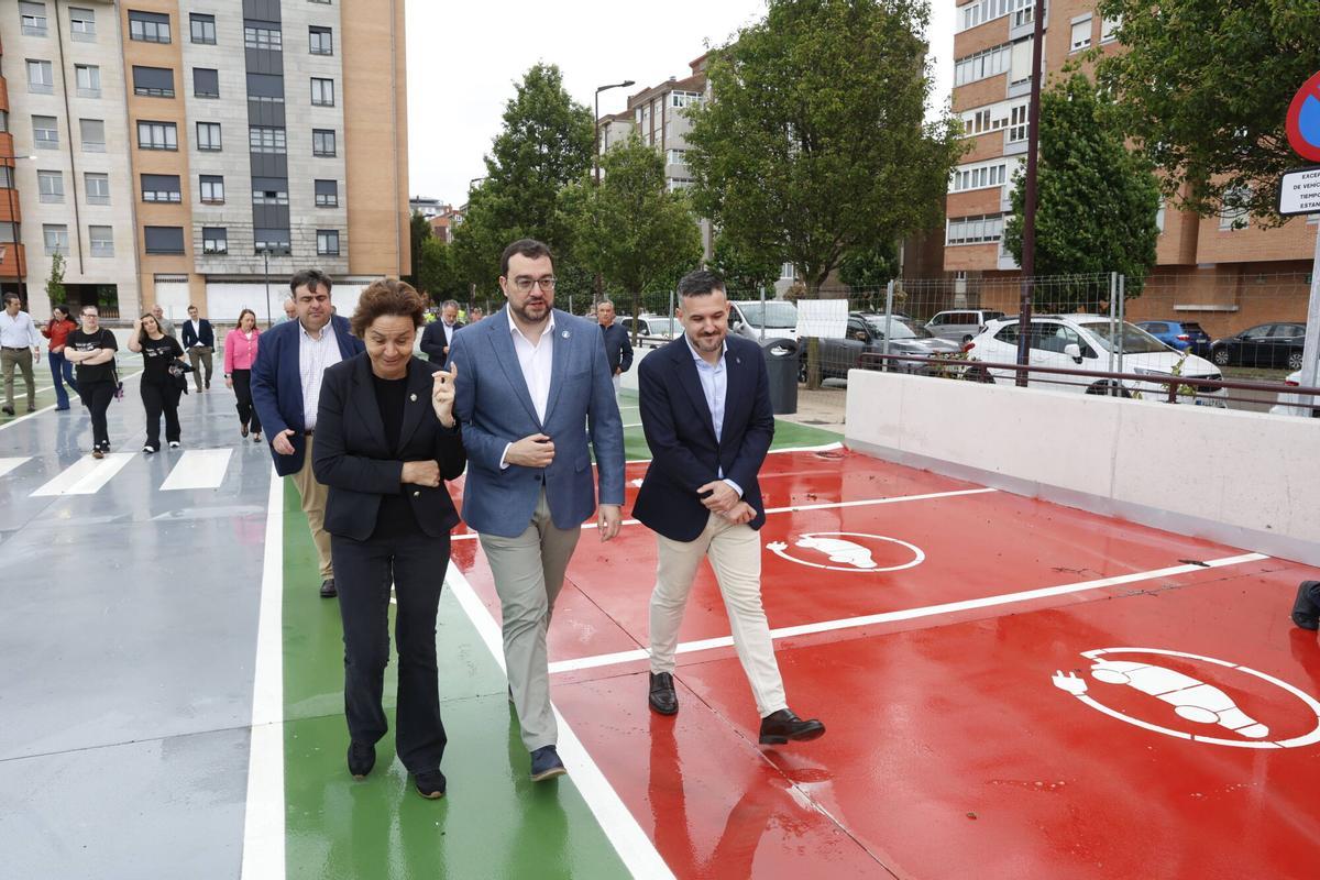 EN IMÁGENES: Así es el nuevo parking disuasorio de la avenida Portugal de Gijón