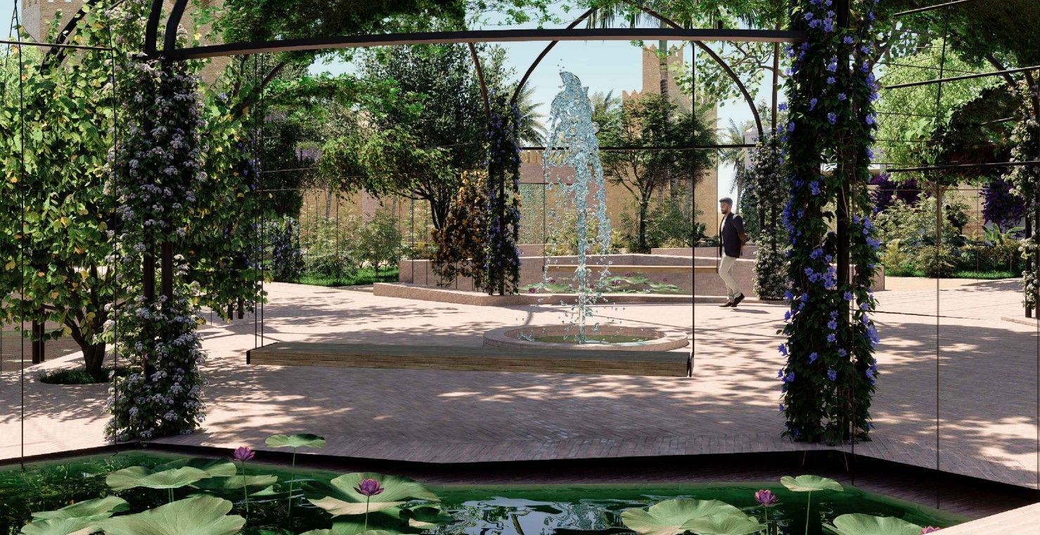 Así será la zona verde que el Ayuntamiento proyecta en Campo Santo de los Mártires