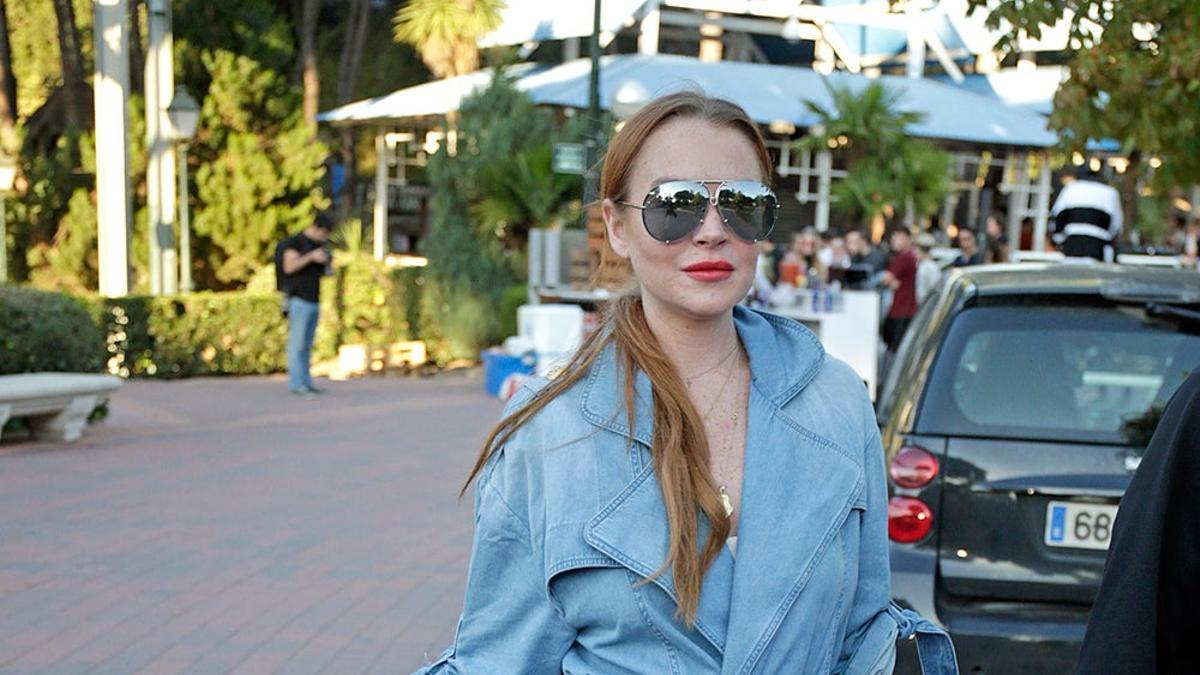 Lindsay Lohan en el Parque de Atracciones