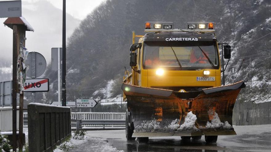 Fomento activa las alertas en Asturias para las nevadas de los próximos días