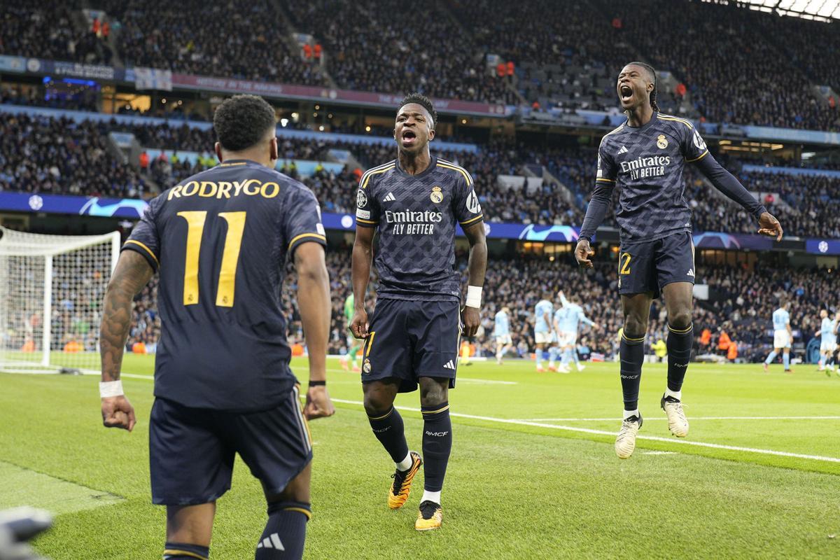 Manchester City - Real Madrid, partido de cuartos de la Champions League