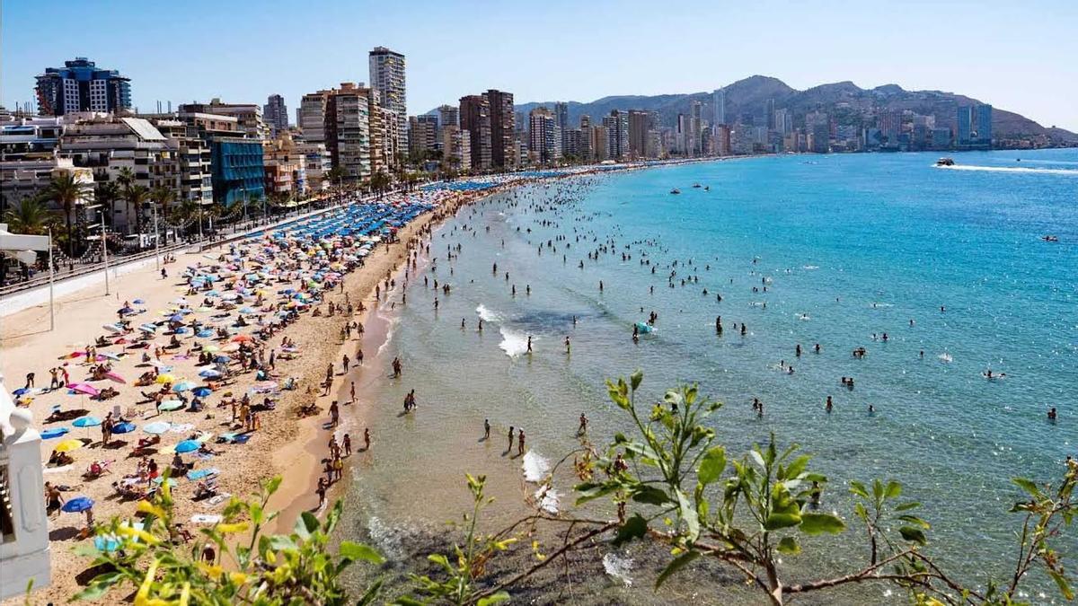 Vista general de Benidorm.