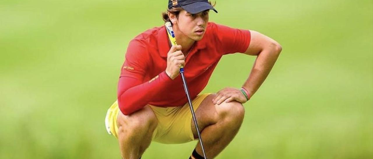 Una clara progresión: Josele Ballester (18 años) está considerado uno de los golfistas españoles más prometedores.