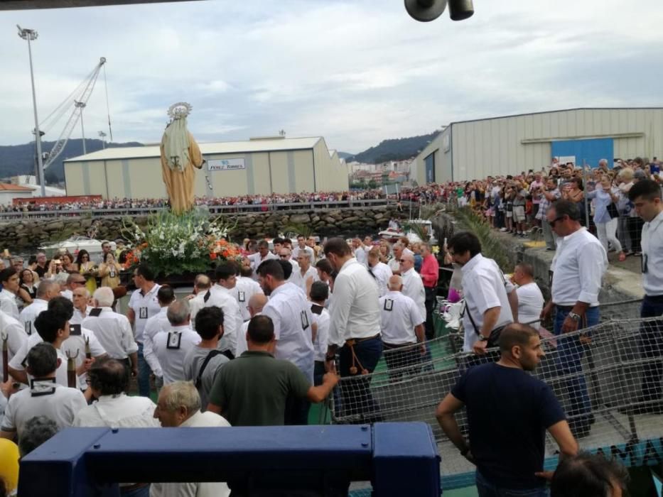 Marín se engalana por tierra y por mar para festejar el día grande del Carmen