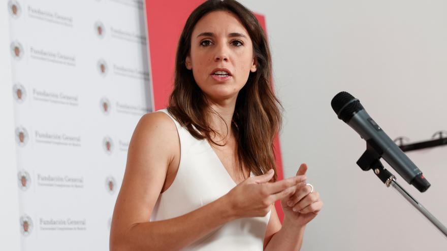 La ministra de Igualdad, Irene Montero.