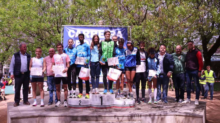 David de la Fuente e Uxía Pérez gañan a Carreira Pedestre de Frades