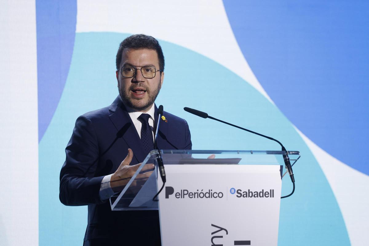 El discurso de Pere Aragonès en la gala de lEmpresa de lAny Banc Sabadell de EL PERIÓDICO