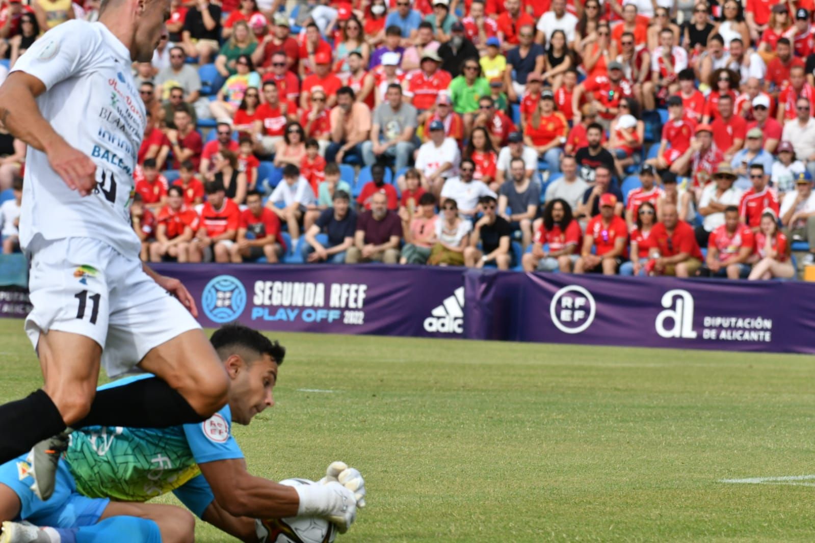 Las imágenes de la final del 'play off' de ascenso a Primera RFEF entre la Peña Deportiva y el Real Murcia