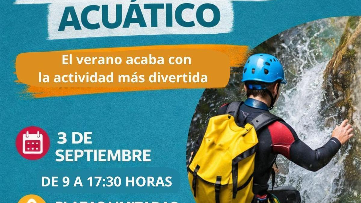 Actividad de barranquismo