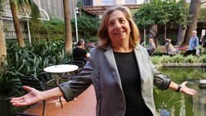 Isona Passola, presidenta del Ateneu Barcelonès, ayer en la terraza de la histórica asociación cultural de la calle Canuda número 6.