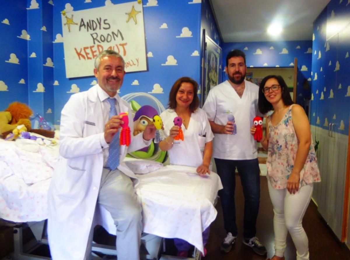 Pulpos de ganchillo para prematuros