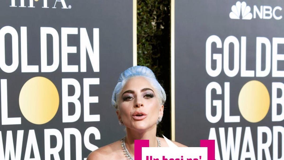 Lady Gaga manda un beso a sus haters en los Globos de Oro