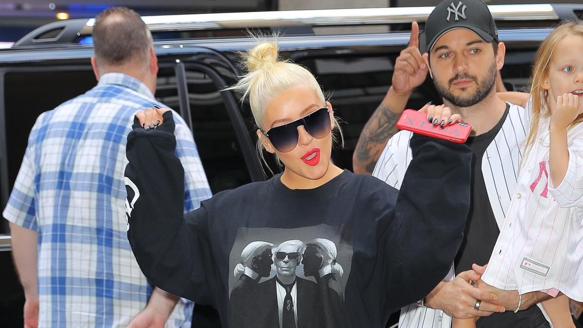 La sudadera de Christina Aguilera tiene un protagonista muy especial