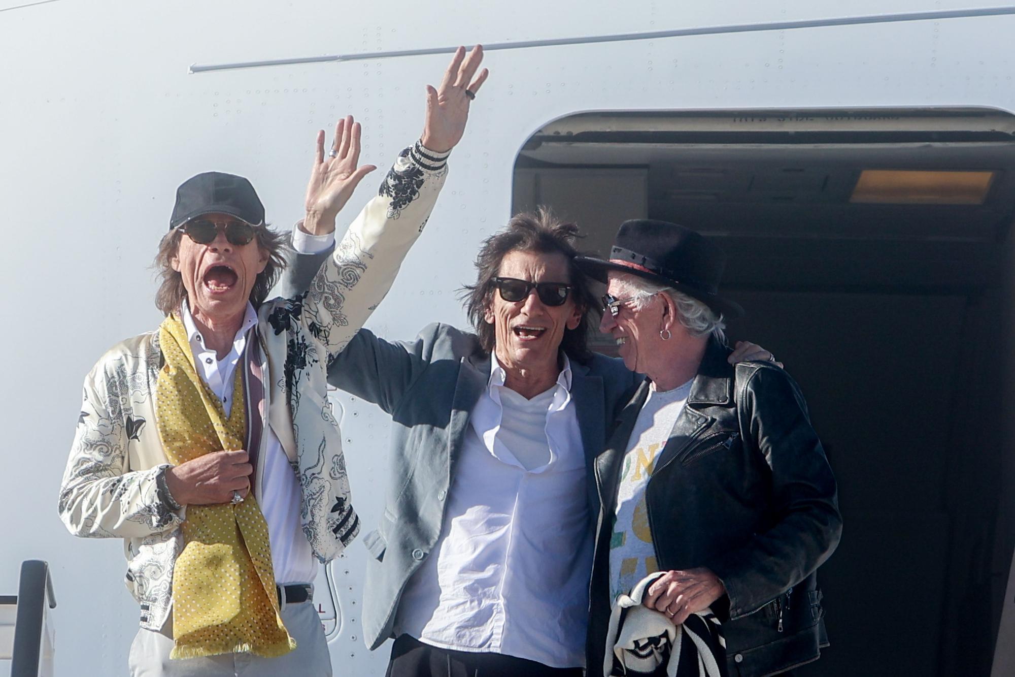 Los Rolling Stones ya están en Madrid