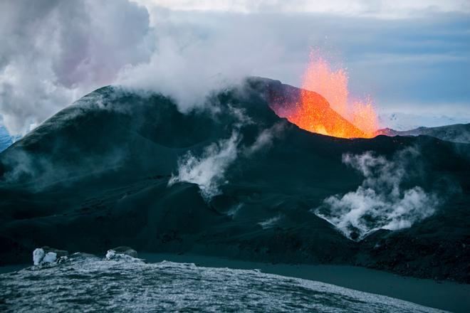 Volcan Eyjafjallajökull, Islandia
