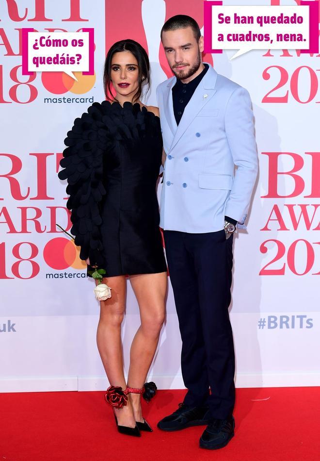 Cheryl Cole y Liam Payne en los Brit Awards 2018