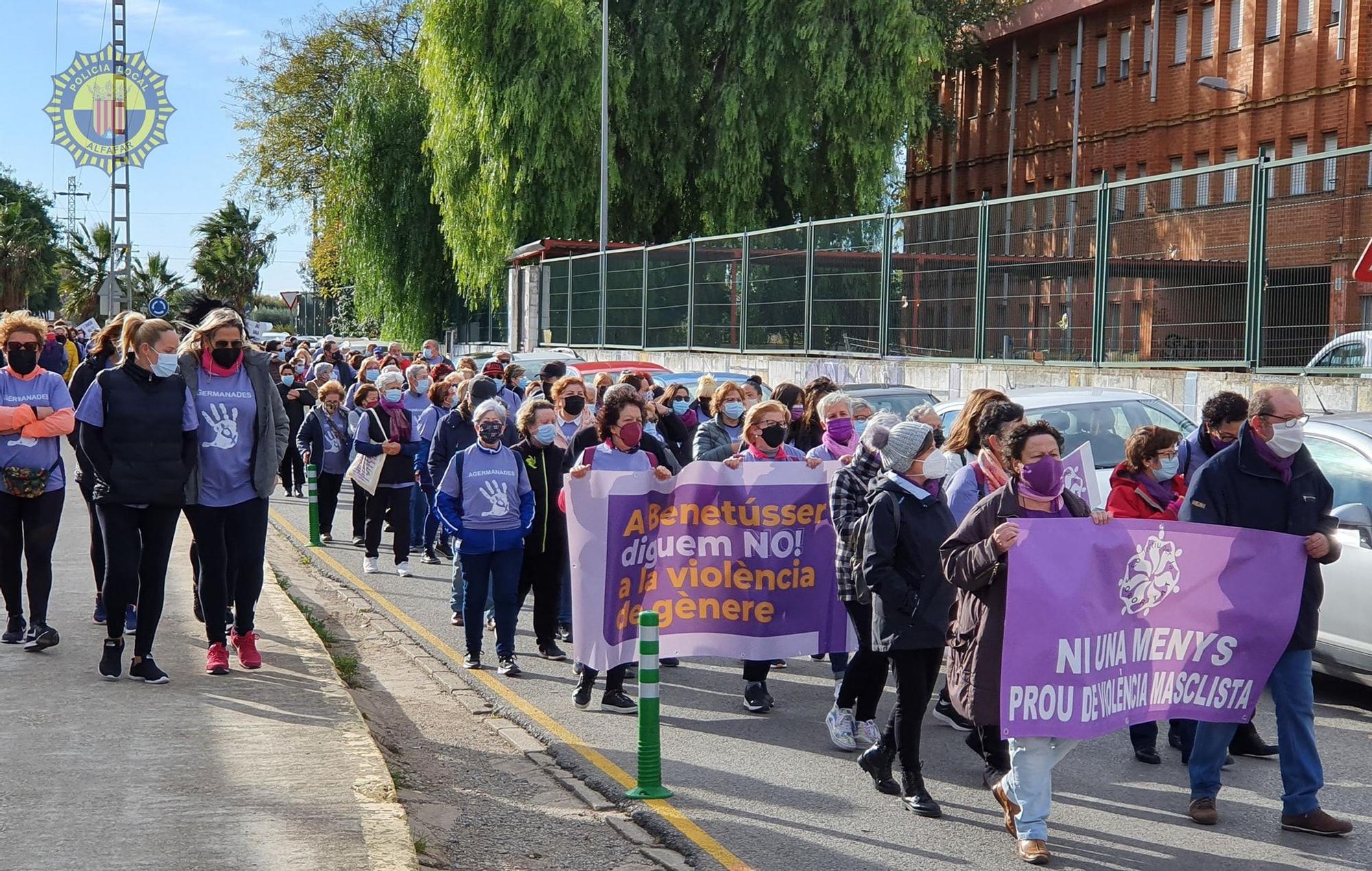 II Marcha Pueblos contra la violencia machista.