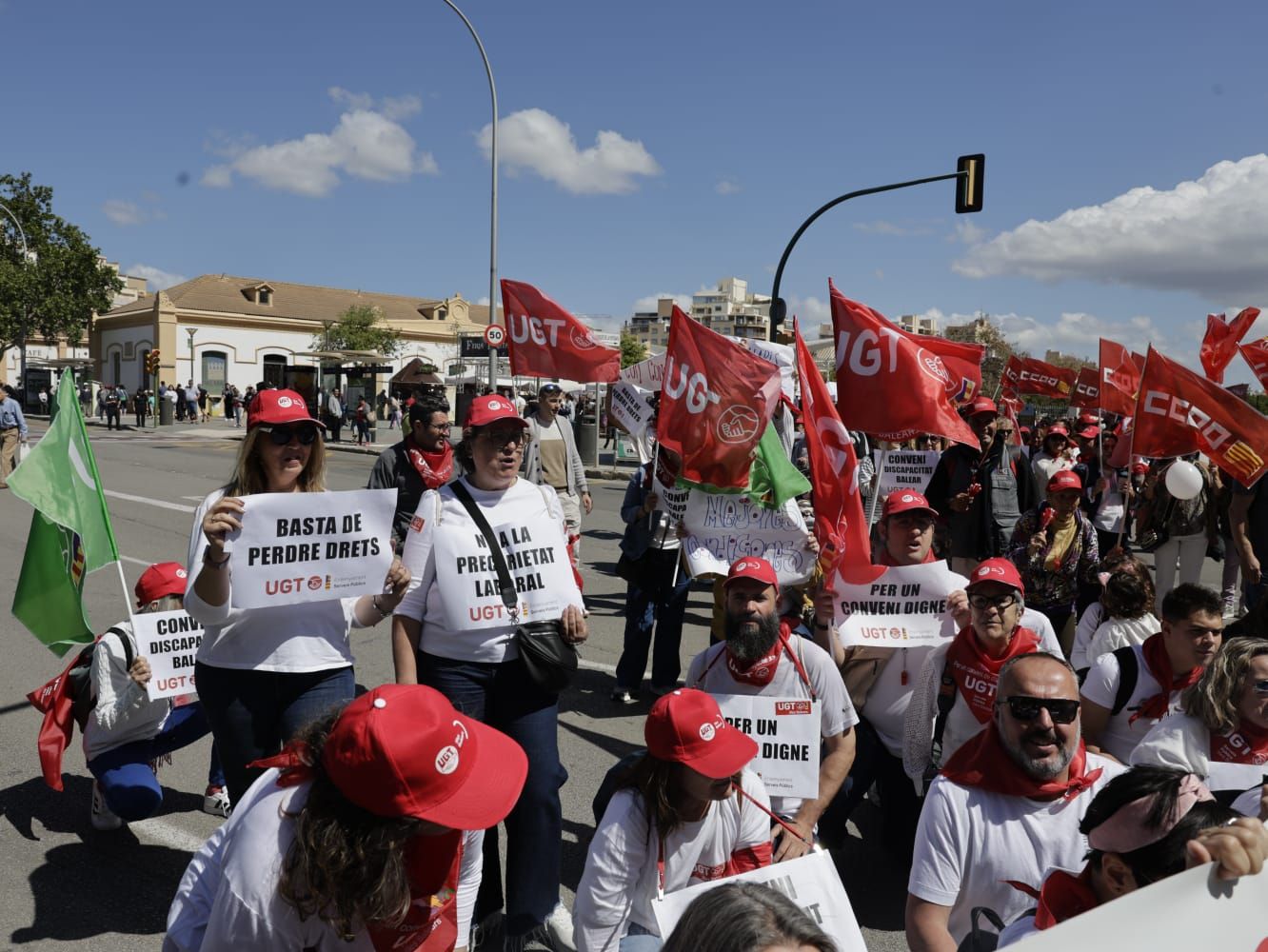 Manifestación del 1 de mayo en Palma