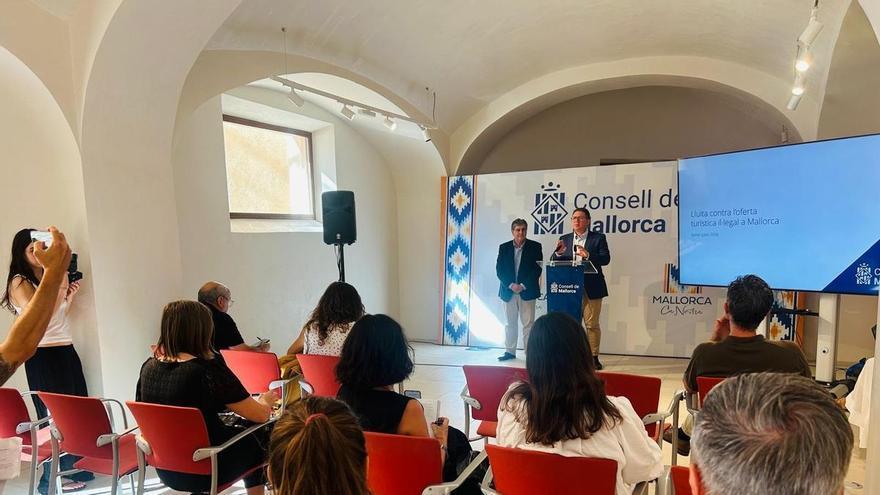 El Consell de Mallorca cierra  julio con 146 expedientes abiertos contra la oferta turística ilegal