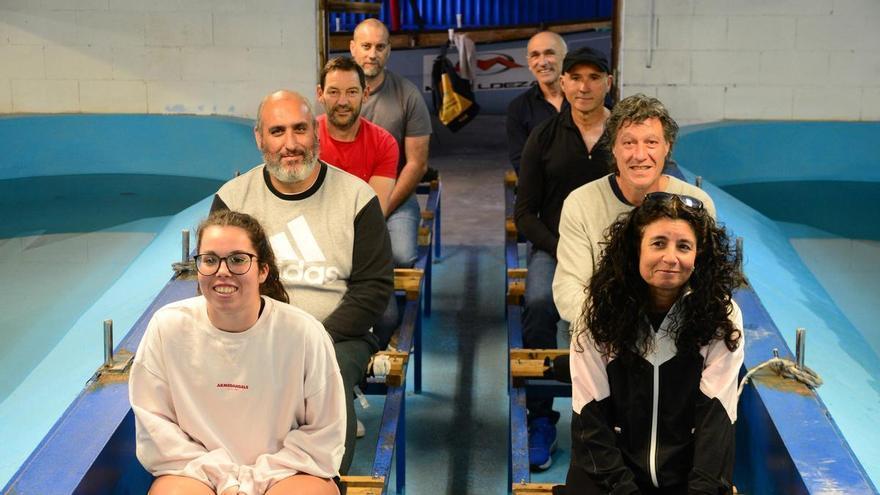 Homenaje a David Castro Pires en las instalaciones del Club de Remo Vila de Cangas