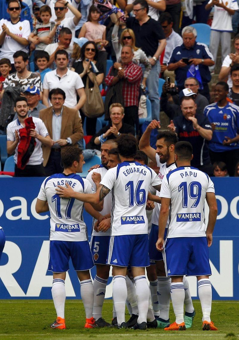 Sufrida victoria del Real Zaragoza contra el Sporting de Gijón